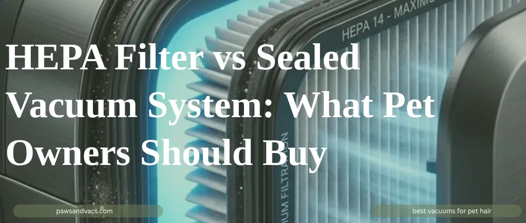 HEPA Filter vs Sealed Vacuum System: What Pet Owners Should Buy guide for pet homes