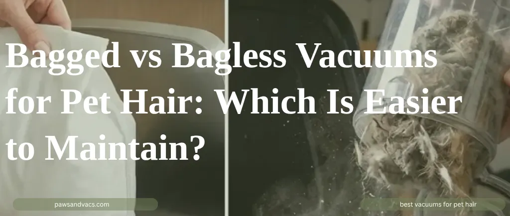 Bagged vs Bagless Vacuums for Pet Hair: Which Is Easier to Maintain? guide for pet homes
