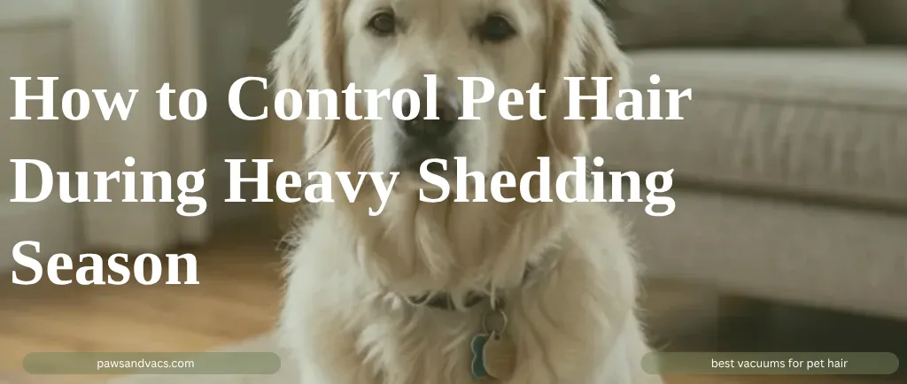 How to Control Pet Hair During Heavy Shedding Season guide for pet homes