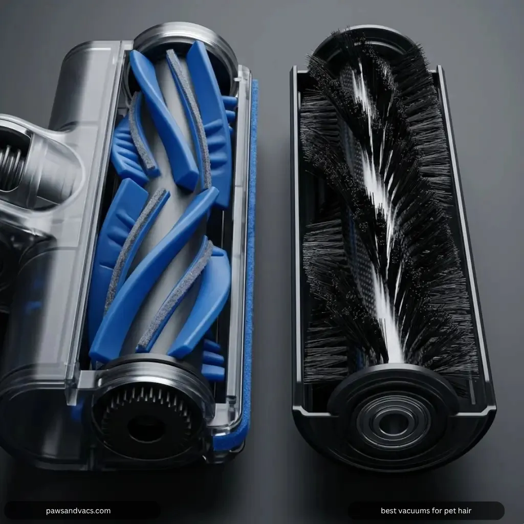 Dyson vs Shark for Pet Hair: Suction, Brush Rolls, HEPA, and Tools Compared article for pet hair cleaning and vacuum selection